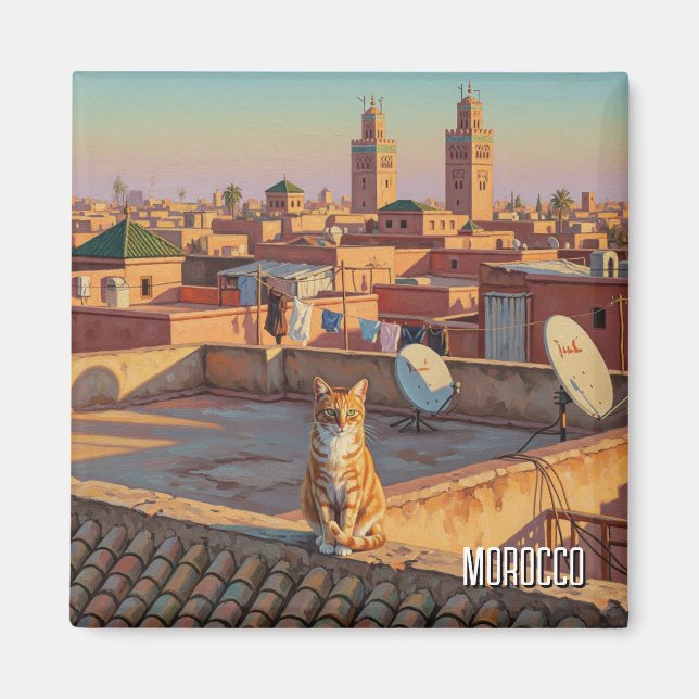 Imã Gato em Marraquexe Viagem no Marrocos (Frente)