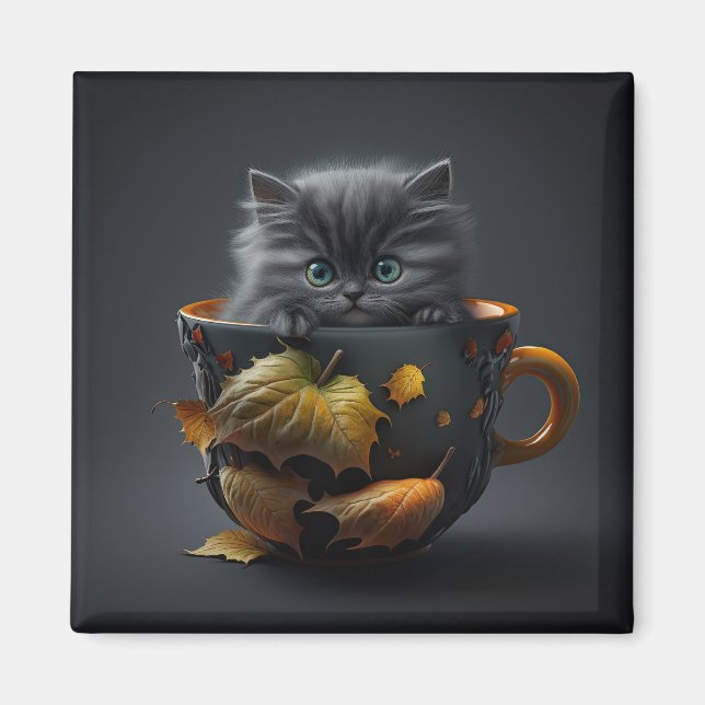 Imã Gato em um Teacup (Frente)