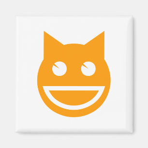 Imã Gato Emoji Sorrindo