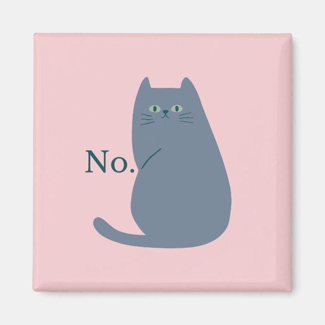 Imã Gato Engraçado (Frente)