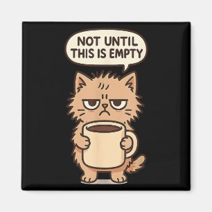 Imã Gato Engraçado Café Grumpy Lover Não Morena Pessoa