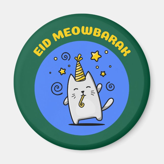 Imã Gato engraçado do Eid (Frente)