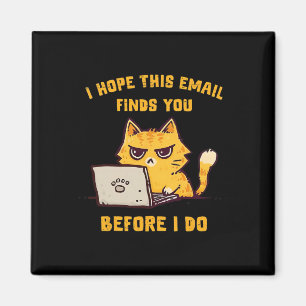 Imã Gato Engraçado Espero Que Este E-mail Encontre Voc