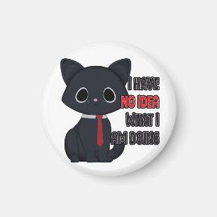 Imã Gato Engraçado Não Tenho a Menor Ideia