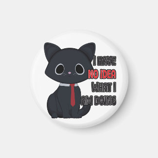 Imã Gato Engraçado Não Tenho a Menor Ideia