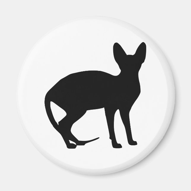 Imã Gato esfinge (Frente)