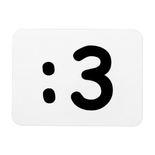 Ímã Gato Face Emoticon: 3