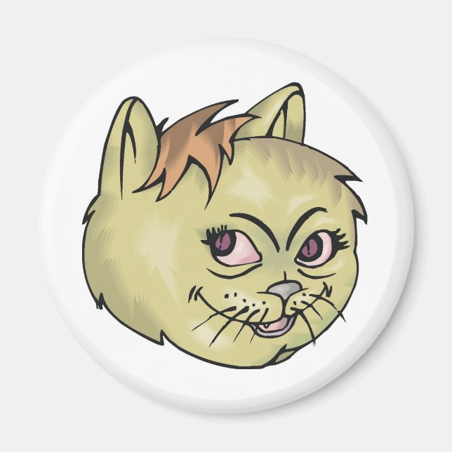 Imã Gato Feliz (Frente)