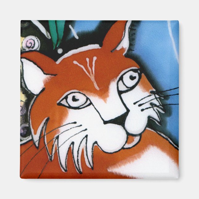 Imã Gato Feliz (Frente)