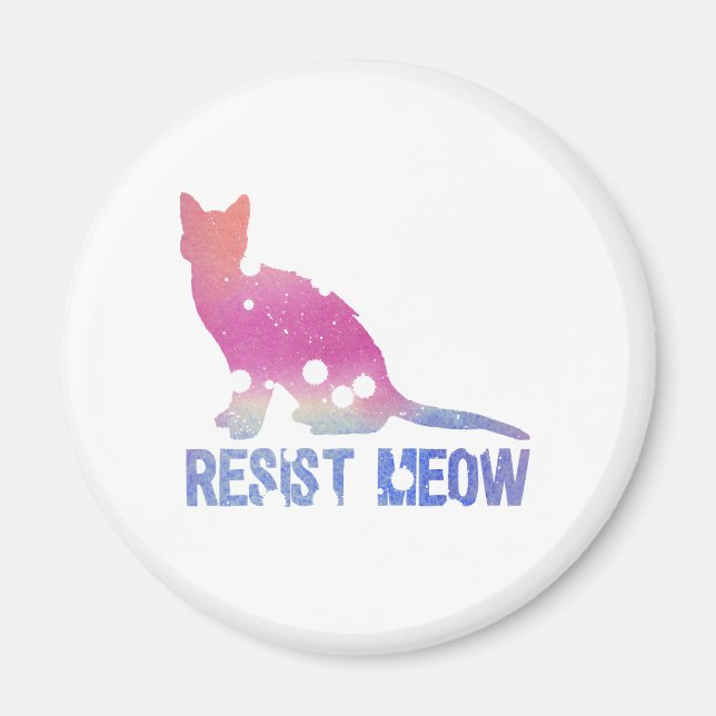 Imã Gato feminista resistente (Frente)