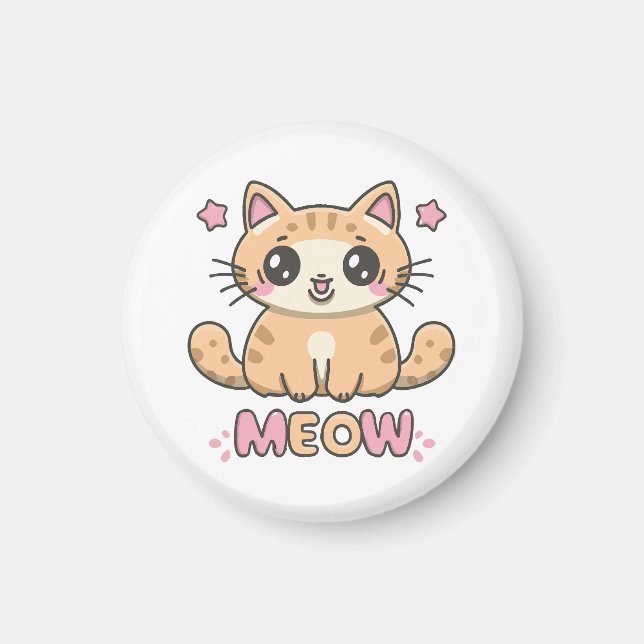 Imã gato fofo mia (Frente)