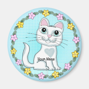 Imã Gato Gatinho de Olhos Grandes