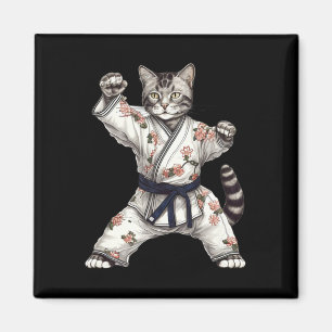 Imã Gato Gatinho Gatito Karatê Taekwondo Kickboxing