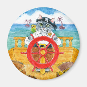 Imã Gato-Gato-Gato-Gato-Pirato-Gato-Gato-Caribe
