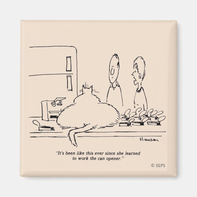 Imã Gato Gordo (Frente)