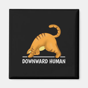 Imã Gato Humano para Baixo