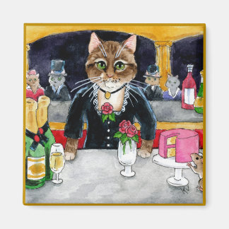 Imã Gato impressionista bonito, rato, Manet, Paris