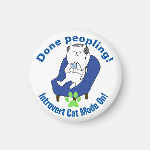Imã Gato Introvertido