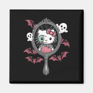 Imã Gato kawaii fofo e assustador abóbora fantasma hal