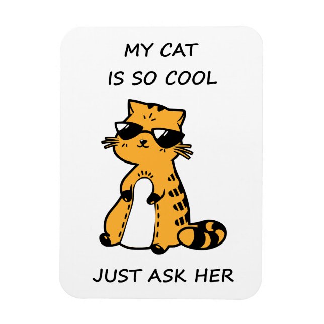 Ímã Gato Legal Whimsso (Vertical)