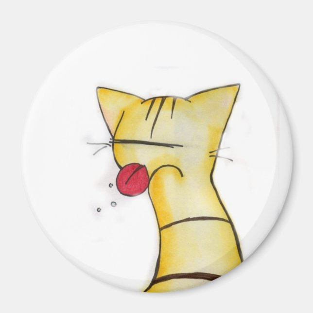 Imã gato malhado (Frente)