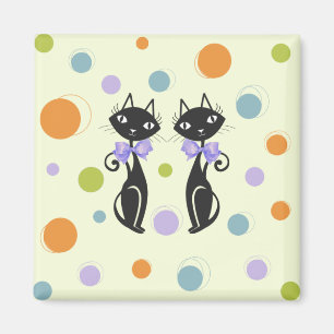 Imã Gato Moderno do Meio século