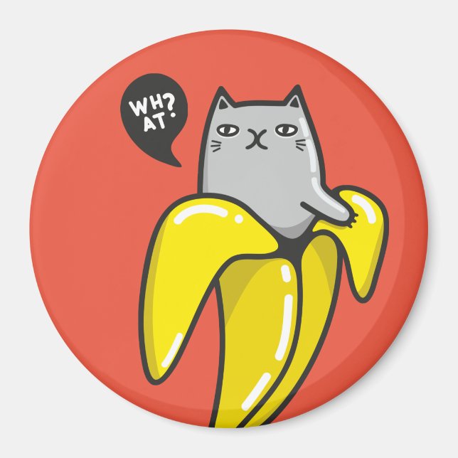 Imã Gato na banana (Frente)