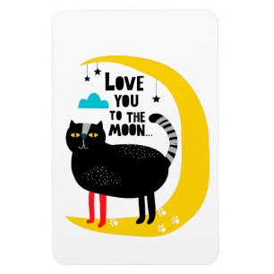 Ímã Gato na lua