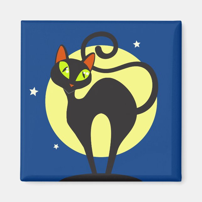 Imã Gato Negro (Frente)