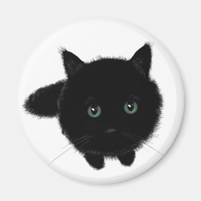 Imã Gato Negro (Frente)