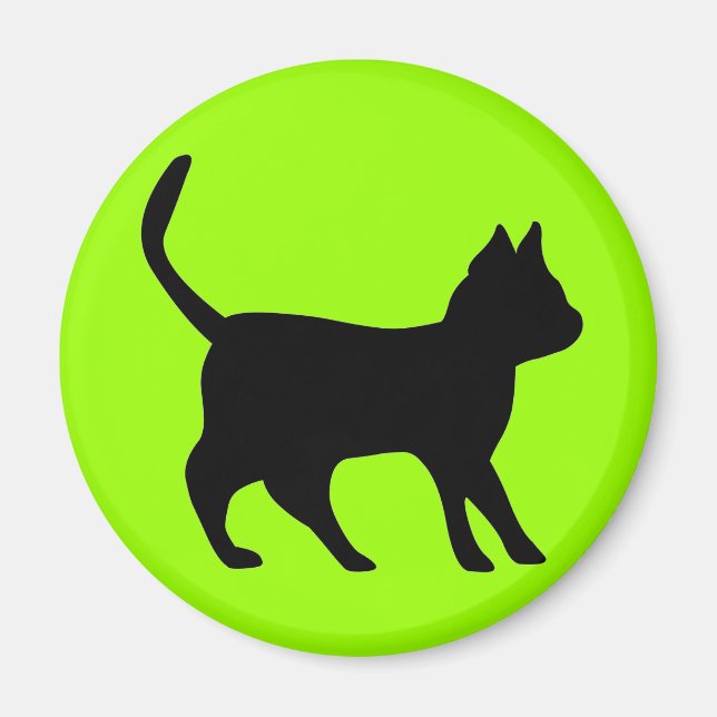 Imã Gato Negro (Frente)