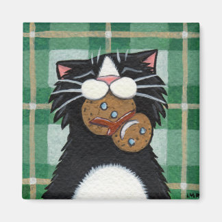 Imã Gato Negro e Gingerpão Neve