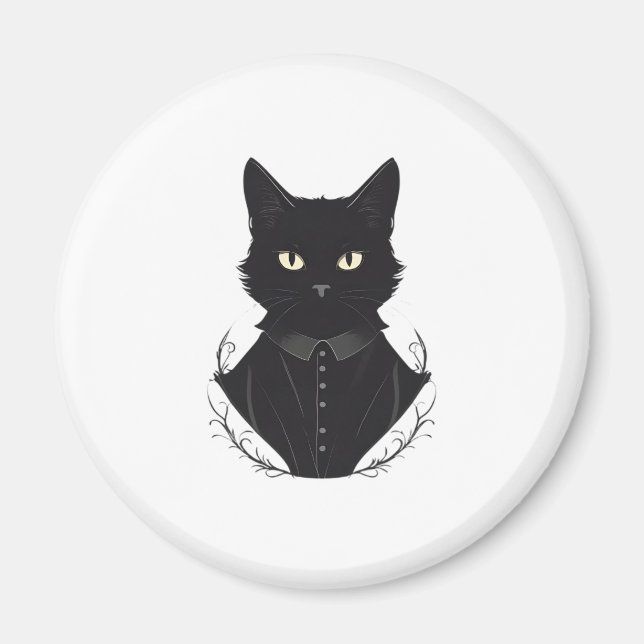 Imã Gato Negro Encantado de Salem (Frente)