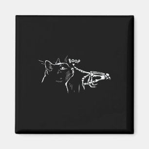 Imã Gato Negro Skelover Boop Halloween Mulheres de est