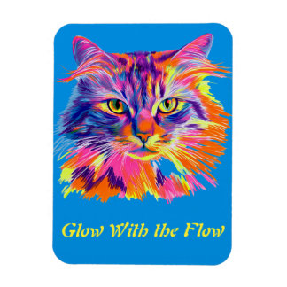 Ímã Gato Neon Catitude