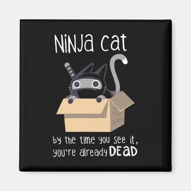 Imã Gato Ninja (Frente)