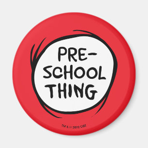 Imã Gato no Chapéu   Coisa da pré-escola