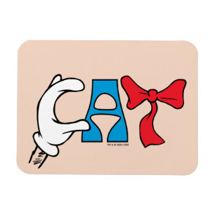 Ímã Gato no Chapéu Texto de Cat