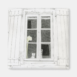 Imã Gato no Magnet da Janela