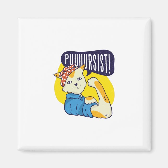 Imã Gato-pino (Frente)