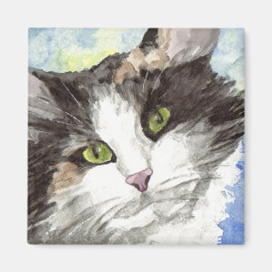 Imã Gato Preto e Branco