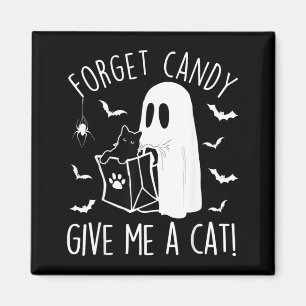 Imã Gato Preto Engraçado Esquece Doce Para Dadores De