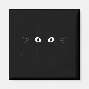 Imã Gato Preto Engraçado Olhando Silenciosamente Meme