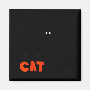 Imã Gato Preto Engraçado Servo de Gato