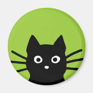 Imã Gato Preto Espiando
