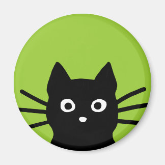 Imã Gato Preto Espiando