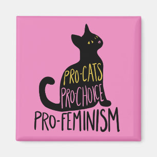 Imã Gato preto pró-gata pro-feminismo de preferência