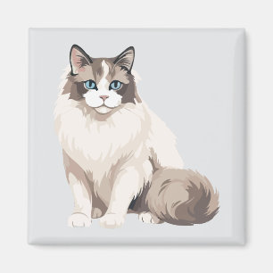 Imã Gato Ragdoll
