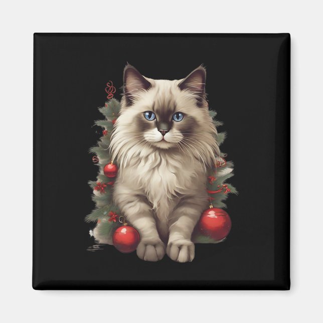 Imã Gato Ragdoll Natal Byubles  (Frente)