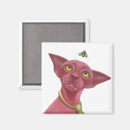 Imã Gato Rosa